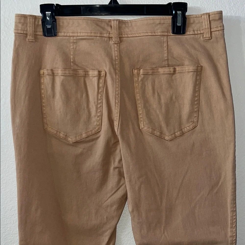 Market & Spruce Women's Tan Chinos - Picture 6 of 6